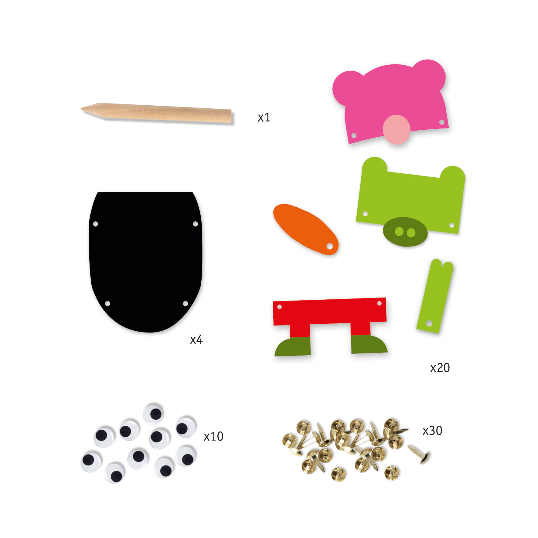 Wydrapywanka-składanka Małe potworki Wydrapywanka-składanka Małe potworki