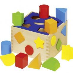 Sorter z klockami drewnianymi