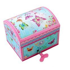 Szkatułka z pozytywką motyl