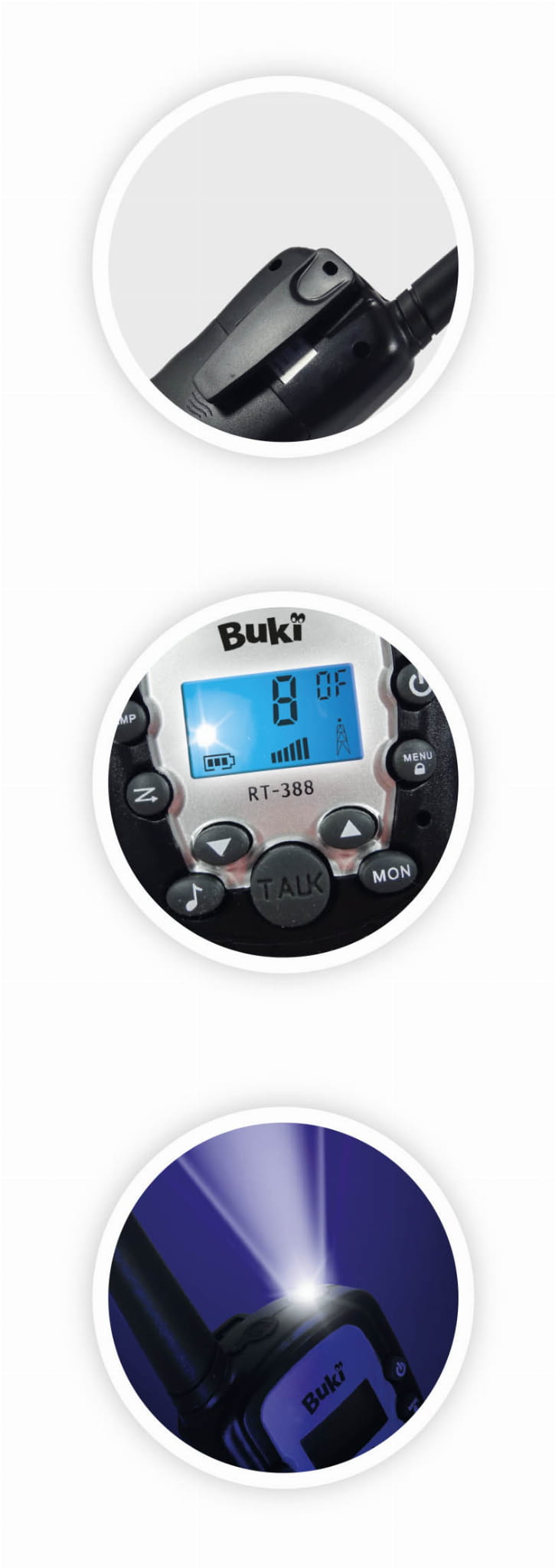 Walkie-talkie zasięg 3 km Walkie-talkie zasięg 3 km