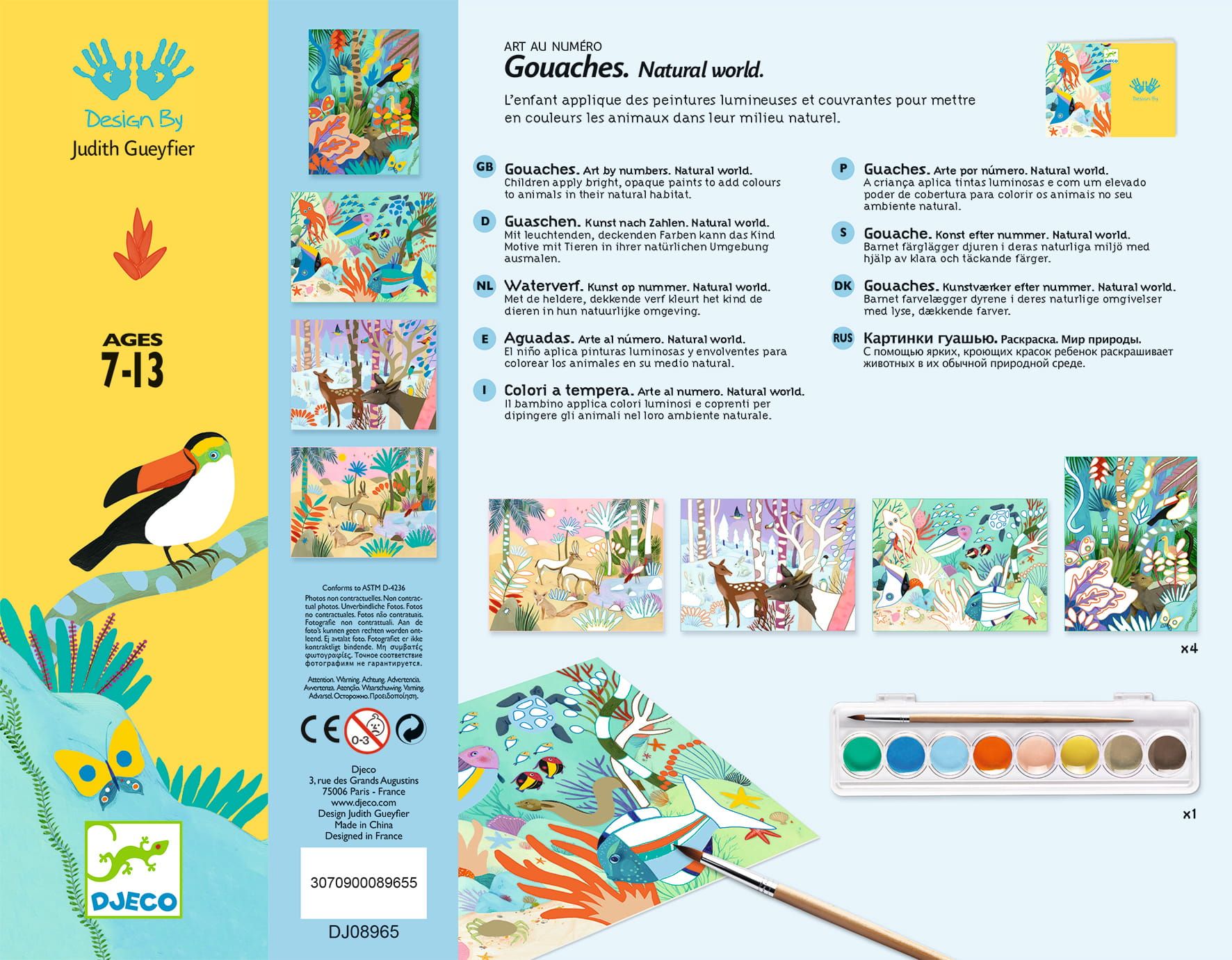 Zestaw z farbami Świat natury Zestaw z farbami Świat natury