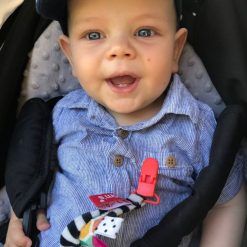 Zawieszka ze smoczkiem i klipsem