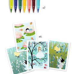 Zestaw artystyczny z flamastrami Nimfa