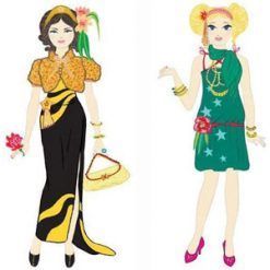 Zestaw artystyczny Stroje wieczorowe