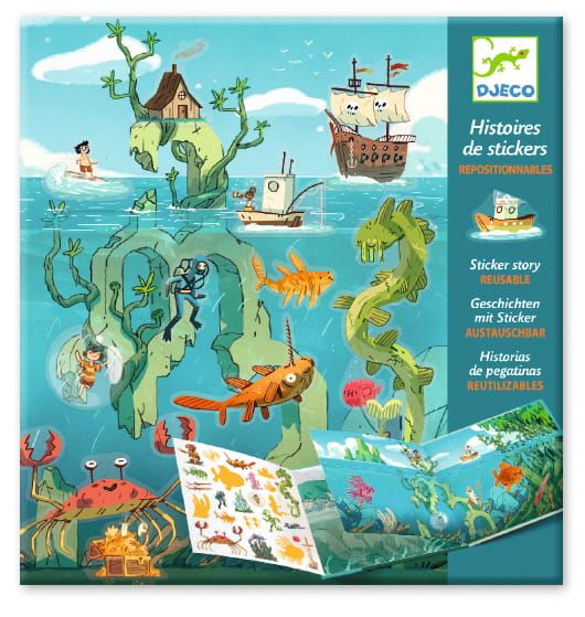 Zestaw z naklejkami Morska przygodaka przygoda (1) Zestaw z naklejkami Morska przygoda