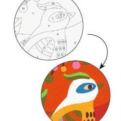 Zestaw artystyczny z piaskiem Rajskie ptaki