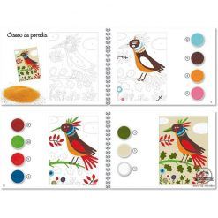 Zestaw artystyczny z piaskiem Rajskie ptaki