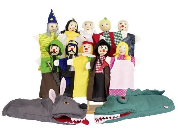 Zestaw pacynek na rękę 12 sztuk Zestaw pacynek na rękę 12 sztuk