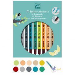 Zielony zestaw dwustronnych mazaków