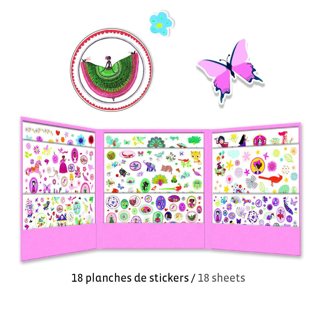 Zestaw naklejek dla dziewczynek Zestaw naklejek dla dziewczynek