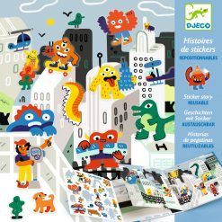 Zestaw z naklejkami Inwazja potworków