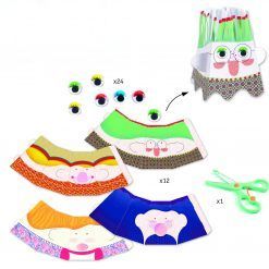 Zestaw artystyczny-wycinanki Twarze