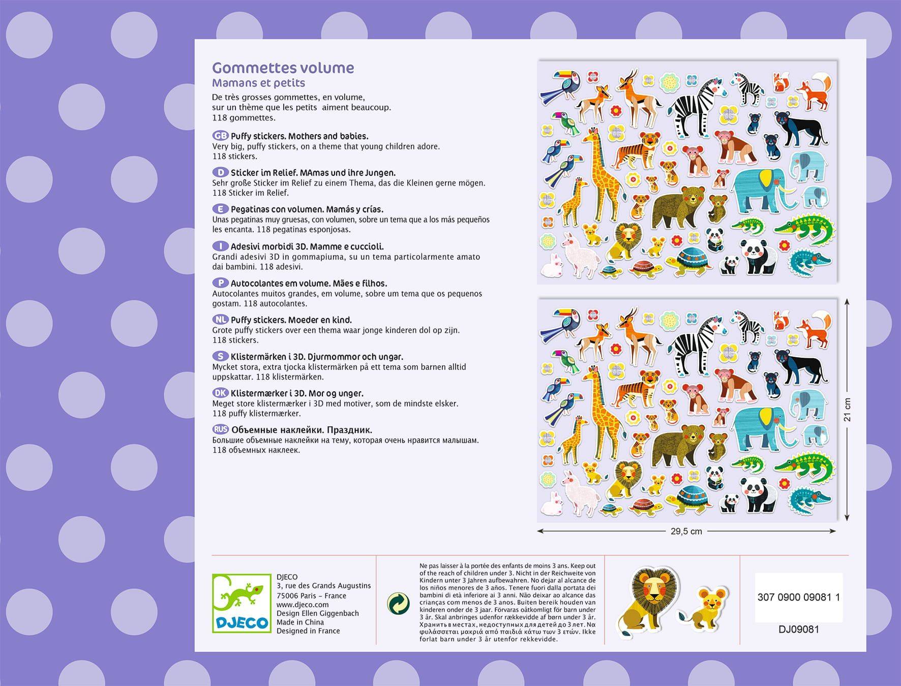 Zestaw naklejek Mamy i dzieci Zestaw naklejek Mamy i dzieci