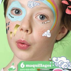 Zestaw do malowania twarzy Tęcza
