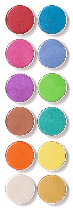 Farby gwaszowe 12 kolorów perłowych Farby gwaszowe 12 kolorów perłowych