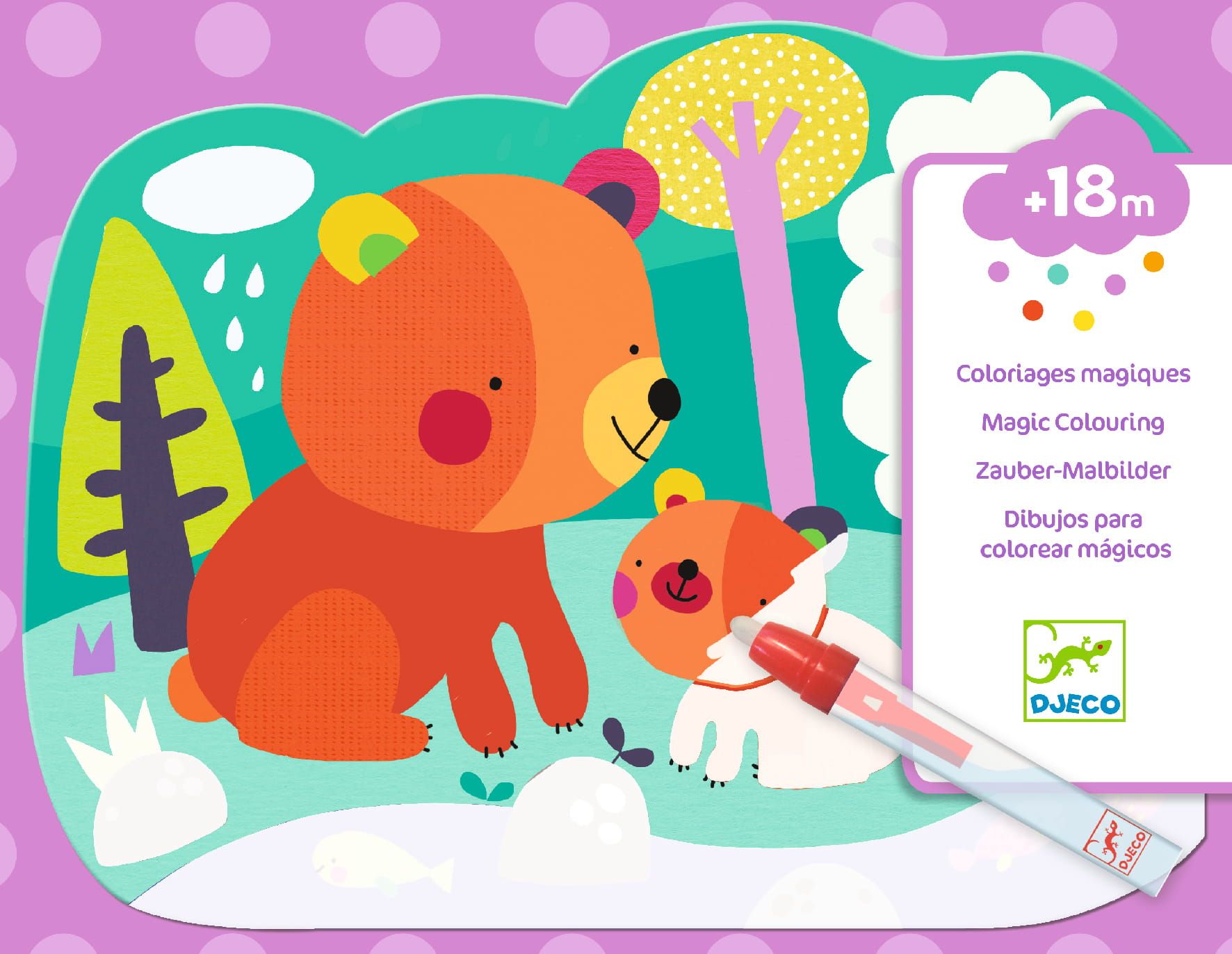 Wodne kolorowanki Ukryte w lesie Wodne kolorowanki Ukryte w lesie