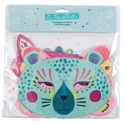 Zestaw 6 tekturowych masek