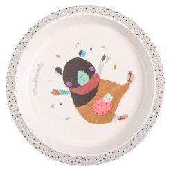 Talerzyk z włókien bambusa i kukurydzy