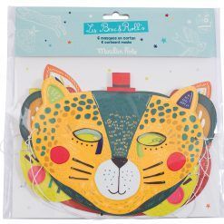 Tekturowe maski Zwierzęta