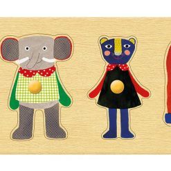 Puzzle drewniane Autobus