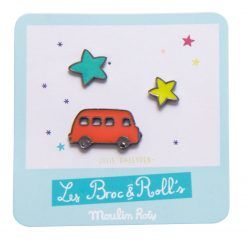 Przypinki Czerwona Ciężarówka