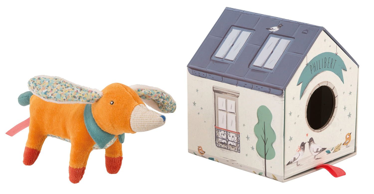 Pies Philibert w budzie Pies Philibert w budzie