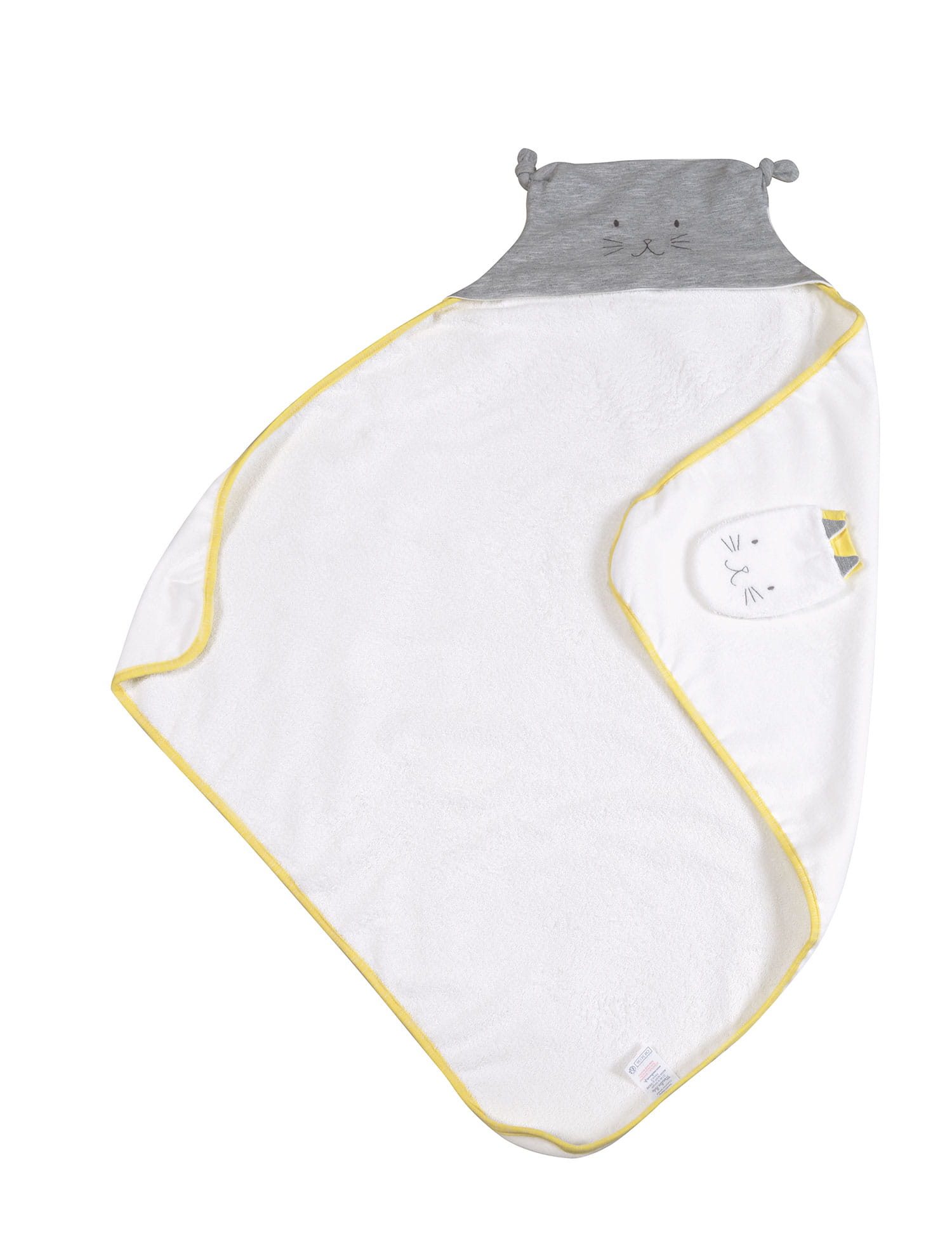 Szary ręcznik z myjką Szary ręcznik z myjką