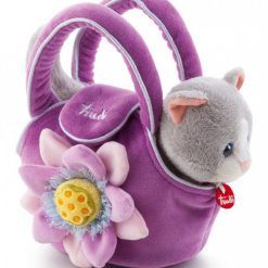 Kotek w fioletowej torebce