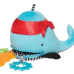 Niebieski wieloryb z gryzakami