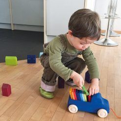 Ciężarówka do ciągnięcia niebieska