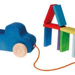 Ciężarówka do ciągnięcia niebieska