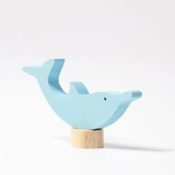 Drewniana figurka Delfin