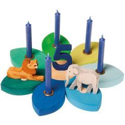 Drewniana figurka Lew