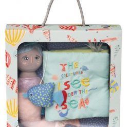 Miękka książeczka i lalka Syrenka