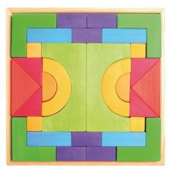 Zestaw budowlany tęczowy