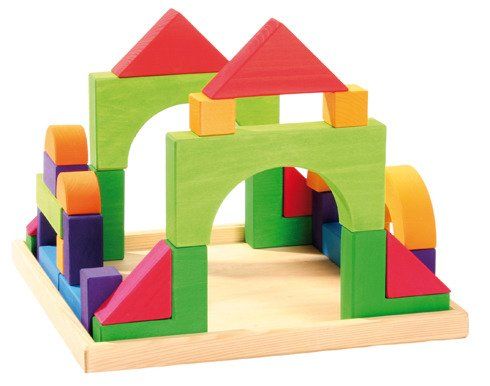 Zestaw budowlany tęczowy Zestaw budowlany tęczowy