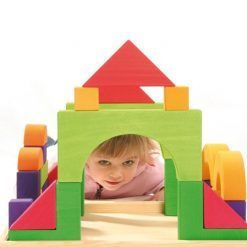 Zestaw budowlany tęczowy