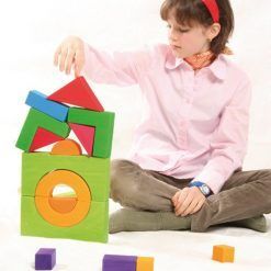 Zestaw budowlany tęczowy