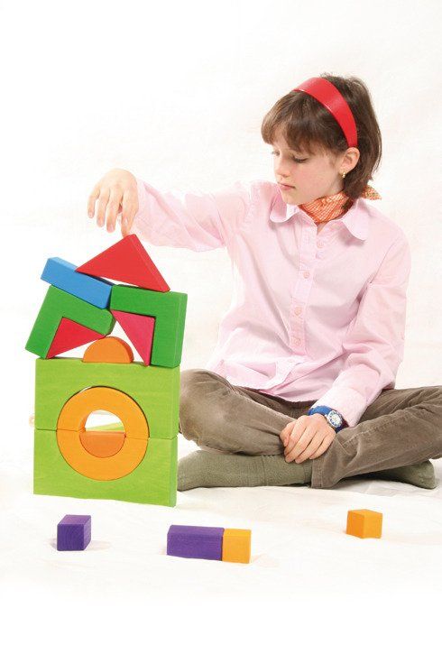 Zestaw budowlany tęczowy Zestaw budowlany tęczowy