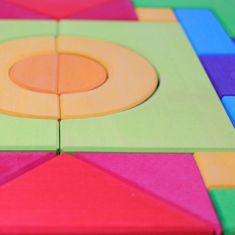 Zestaw budowlany tęczowy Zestaw budowlany tęczowy