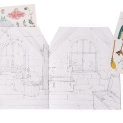 Kolorowanka naklejki Mój dom