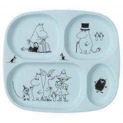 Talerz z przegródkami Muminki