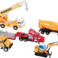 Zestaw pojazdów budowlanych