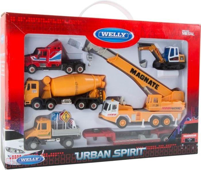 Zestaw pojazdów budowlanych Zestaw pojazdów budowlanych