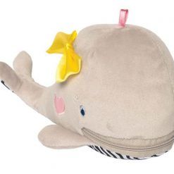 Pluszowy wieloryb z gryzakami