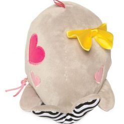 Pluszowy wieloryb z gryzakami