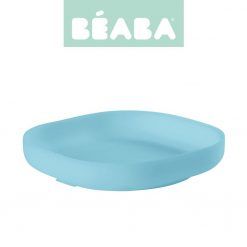 Beaba Silikonowy talerzyk z przyssawką blue