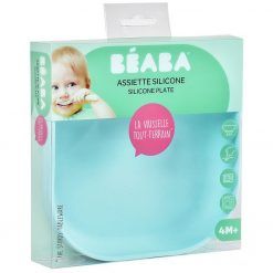 Beaba Silikonowy talerzyk z przyssawką blue
