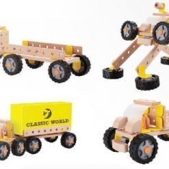 Autoskładak Drewniany Ciężarówka