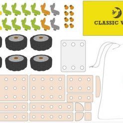 Autoskładak Drewniany Ciężarówka